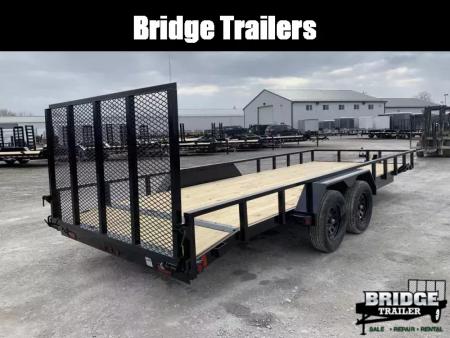 New 2026 Liberty LU7K83X18+2C4TT (83" x 18' + 2') 7K Utility Trailer