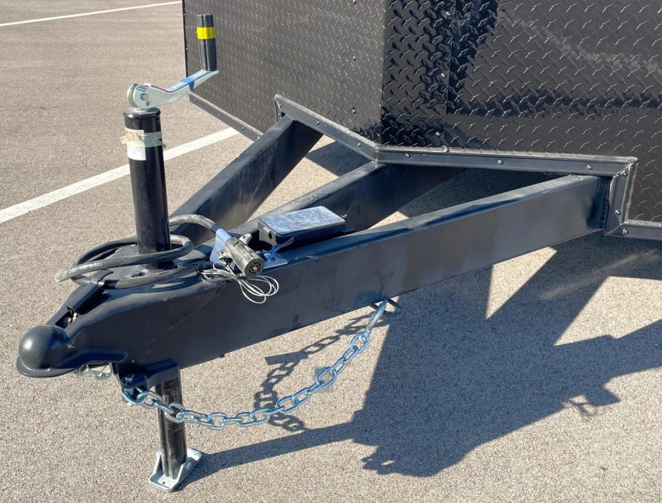 New 8.5 x 24' Enclosed Blackout Car / Racing Trailer 9,990LB, 7' High, Spoiler, Spread Axles