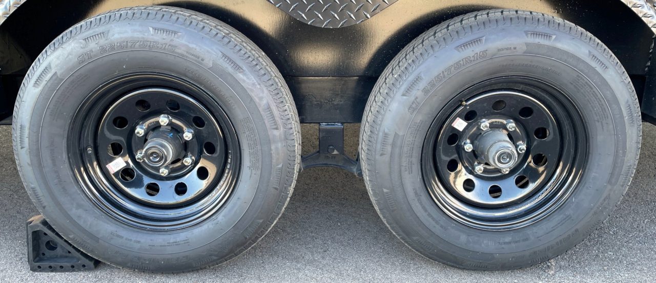 New 8.5 x 24' Enclosed Blackout Car / Racing Trailer 9,990LB, 7' High, Spoiler, Spread Axles