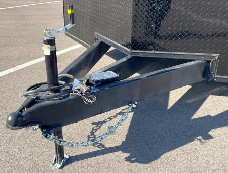 New 8.5 x 24' Enclosed Blackout Car / Racing Trailer 9,990LB, 7' High, Spoiler, Spread Axles