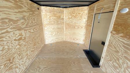 New 8.5 x 24' Enclosed Blackout Car / Racing Trailer 9,990LB, 7' High, Spoiler, Spread Axles