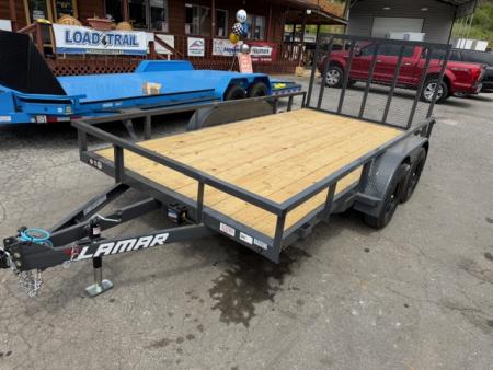New Lamar Utility 83x14 7k w/ Single Brake & SQ Tube Top Rail