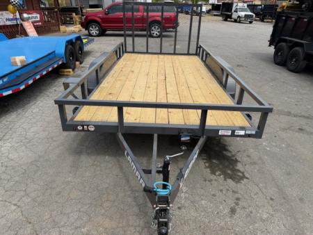 New Lamar Utility 83x14 7k w/ Single Brake & SQ Tube Top Rail