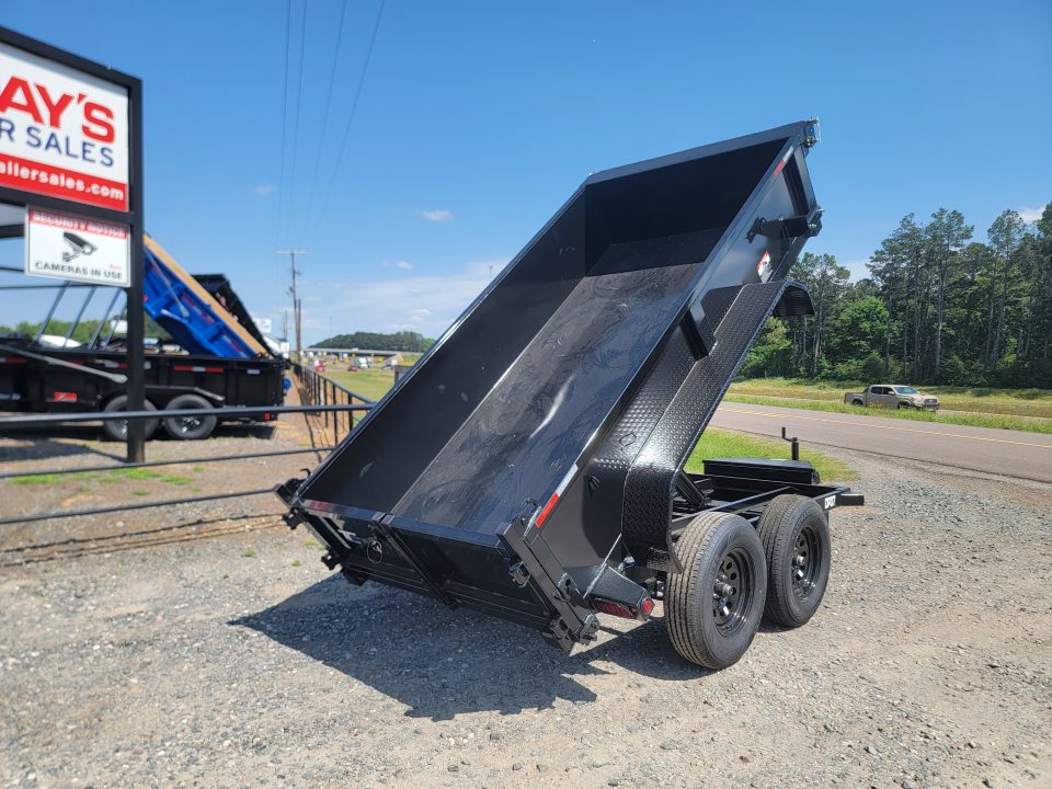 New 2026 Top Hat Trailers DP07 10' x 60" Tandem Axle Mini Dump Trailer
