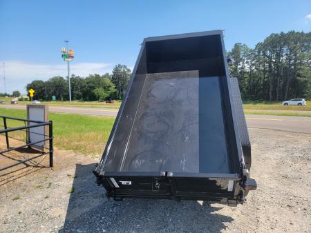 New 2026 Top Hat Trailers DP07 10' x 60" Tandem Axle Mini Dump Trailer