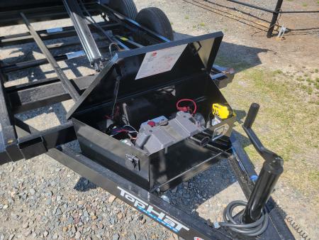 New 2026 Top Hat Trailers DP07 10' x 60" Tandem Axle Mini Dump Trailer