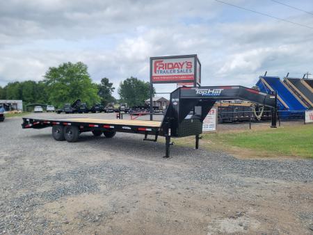 New 2026 Top Hat Trailers GN159 Low Profile Gooseneck Flatbed 25' x 102 