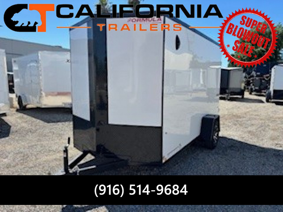 New 6x12 Single Axle 3K Enclosed Cargo