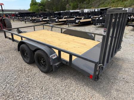 New Lamar Utility 83x14 7k w/ Single Brake, Dovetail & SQ Tube Top Rail