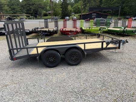 New Lamar Utility 83x14 7k w/ Single Brake, Dovetail & SQ Tube Top Rail
