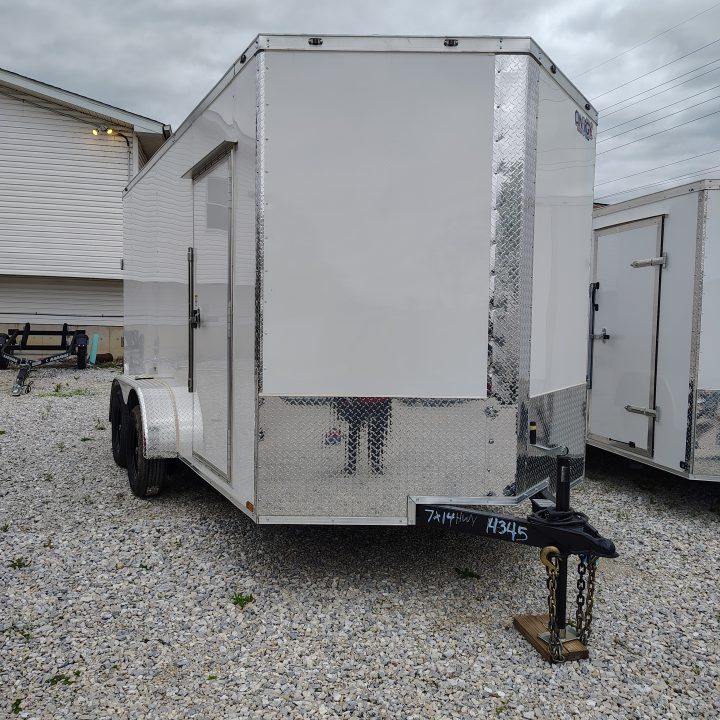 New 2026 Cynergy 2 7x14 TA, 7' interior height , 35k axles, .080 polycore Cargo / Enclosed Trailer