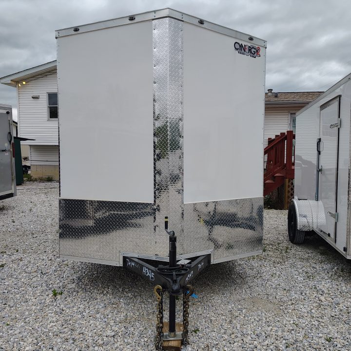 New 2026 Cynergy 2 7x14 TA, 7' interior height , 35k axles, .080 polycore Cargo / Enclosed Trailer