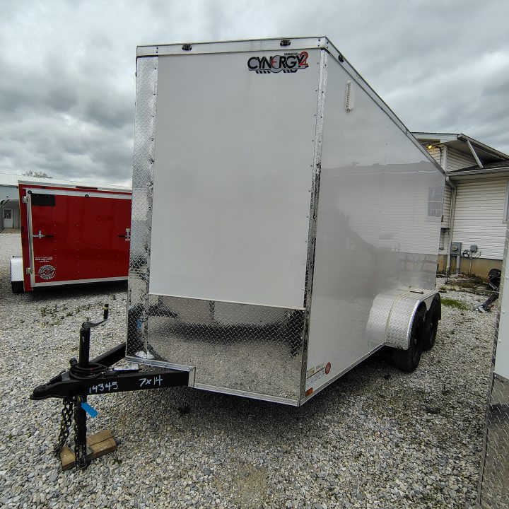 New 2026 Cynergy 2 7x14 TA, 7' interior height , 35k axles, .080 polycore Cargo / Enclosed Trailer
