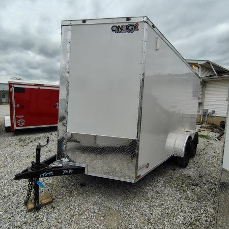 New 2026 Cynergy 2 7x14 TA, 7' interior height , 35k axles, .080 polycore Cargo / Enclosed Trailer