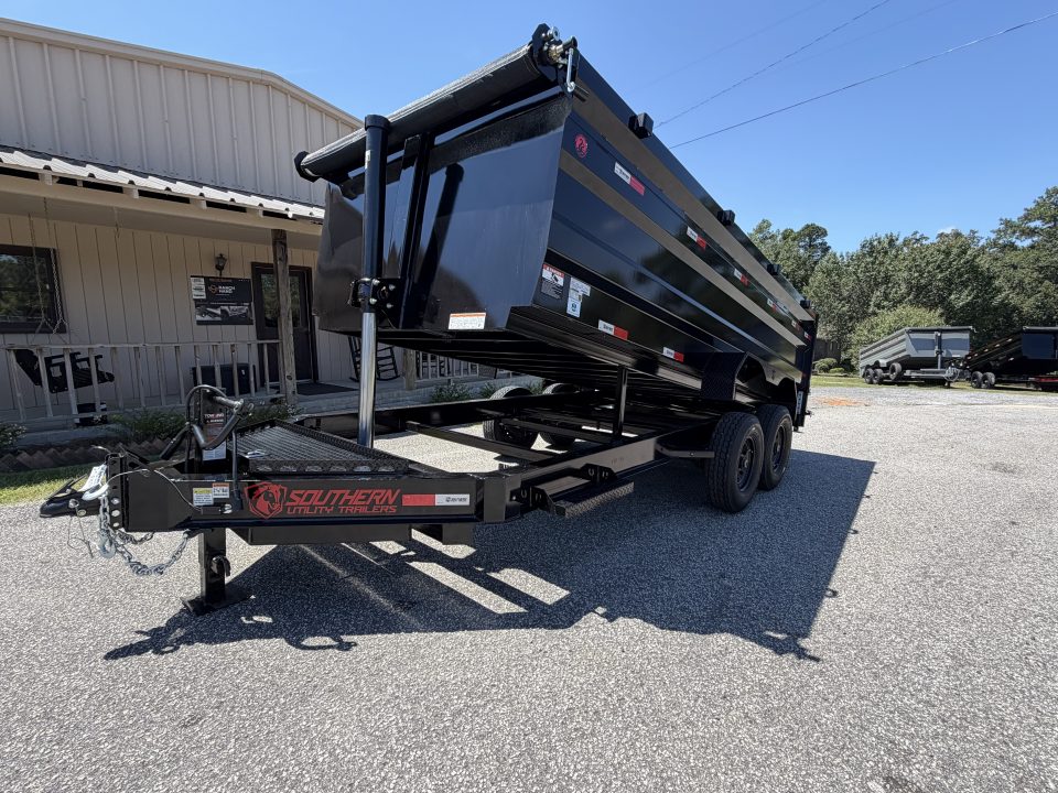 New 2026 Southern Utility 7X16X4 Dump Trailer
