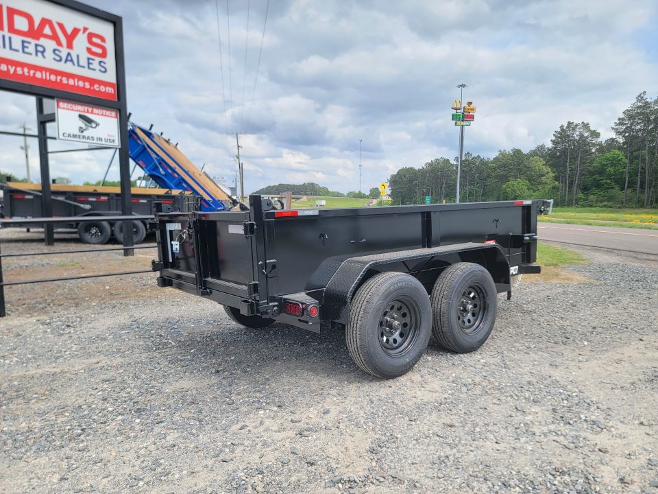 New 2026 Top Hat Trailers DP07 10' x 60" Tandem Axle Mini Dump Trailer