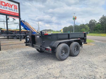 New 2026 Top Hat Trailers DP07 10' x 60" Tandem Axle Mini Dump Trailer