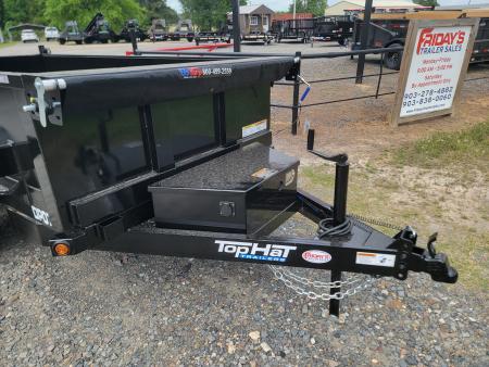 New 2026 Top Hat Trailers DP07 10' x 60" Tandem Axle Mini Dump Trailer