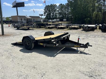 New 2026 Big Tex Trailers 70ST Tilt Trailer 83x13 with a Single 7K Axle, #4890 Payload