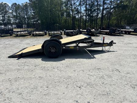 New 2026 Big Tex Trailers 70ST Tilt Trailer 83x13 with a Single 7K Axle, #4890 Payload