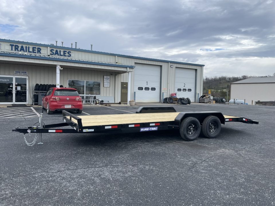 New 2026 Sure-Trac 82"X18+2 7K Car Trailer
