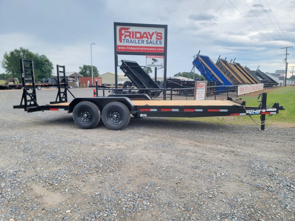 New 2026 Top Hat Trailers EH14 20' x 83" 14K Equipment Trailer