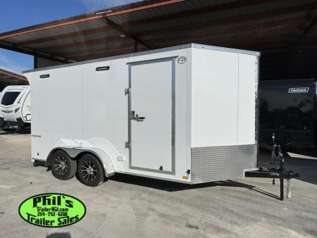 New 2026 Continental Cargo NEW 7X14 V-NOSE MOTORCYCLE TRAILER ENCLOSED TRAILER CARGO TRAILERS Cargo / Enclosed Trailer