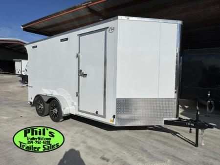 New 2026 Continental Cargo NEW 7X14 V-NOSE MOTORCYCLE TRAILER ENCLOSED TRAILER CARGO TRAILERS Cargo / Enclosed Trailer