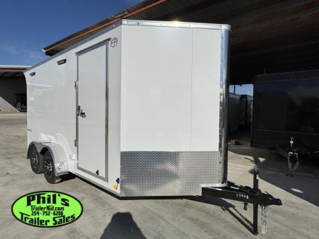 New 2026 Continental Cargo NEW 7X14 V-NOSE MOTORCYCLE TRAILER ENCLOSED TRAILER CARGO TRAILERS Cargo / Enclosed Trailer