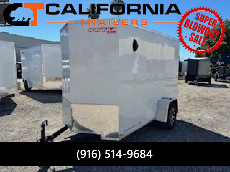 New 5x10 Single Axle 3K Enclosed Trailer