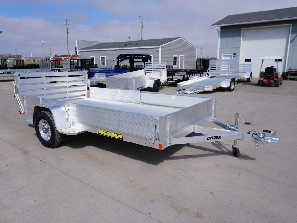 New 2027 Aluma 81"x12ft Utility Trailer