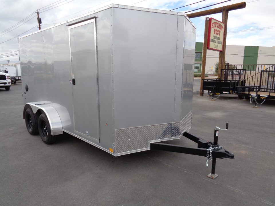 New 2026 Look Trailers 7x14 * ST DLX * V-Nose Tandem Axle 7k Cargo Trailer