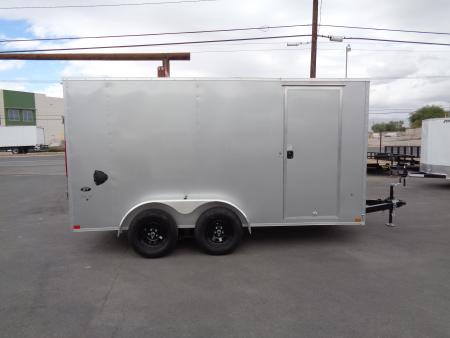 New 2026 Look Trailers 7x14 * ST DLX * V-Nose Tandem Axle 7k Cargo Trailer