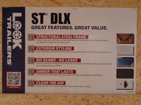 New 2026 Look Trailers 7x14 * ST DLX * V-Nose Tandem Axle 7k Cargo Trailer