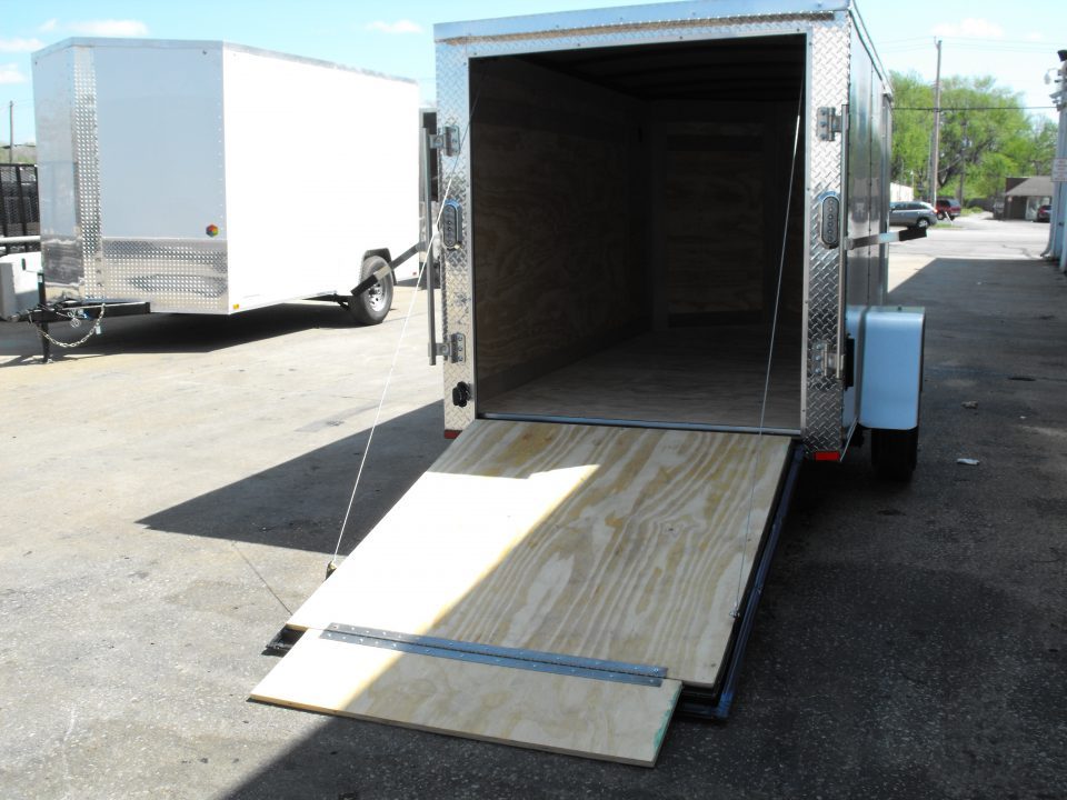 New Enclosed Trailer 5 X 10 Ramp Door 5' Tall 080 Skin