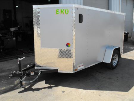 New Enclosed Trailer 5 X 10 Ramp Door 5' Tall 080 Skin