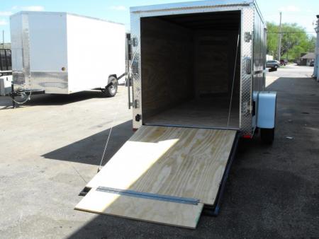 New Enclosed Trailer 5 X 10 Ramp Door 5' Tall 080 Skin