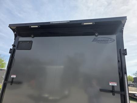 New 2026 Formula Trailers 7.5X16 UTV SXS SCREWLESS 080 BLACKOUT TRIM GOLF CART Cargo / Enclosed Trailer