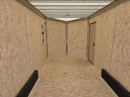 New 2026 Formula Trailers 7.5X16 UTV SXS SCREWLESS 080 BLACKOUT TRIM GOLF CART Cargo / Enclosed Trailer