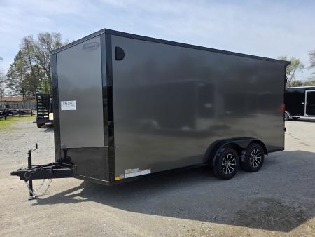 New 2026 Formula Trailers 7.5X16 UTV SXS SCREWLESS 080 BLACKOUT TRIM GOLF CART Cargo / Enclosed Trailer