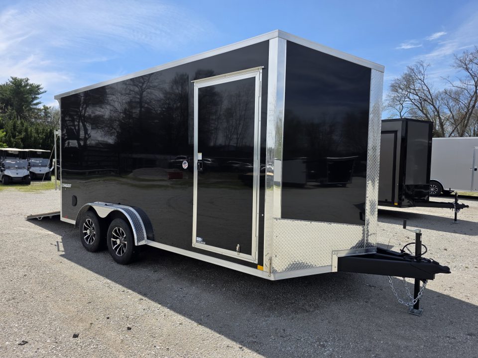 New 2026 Formula Trailers 7.5X16 UTV SXS ESCAPE DOOR SCREWLESS GOLF CART Cargo / Enclosed Trailer