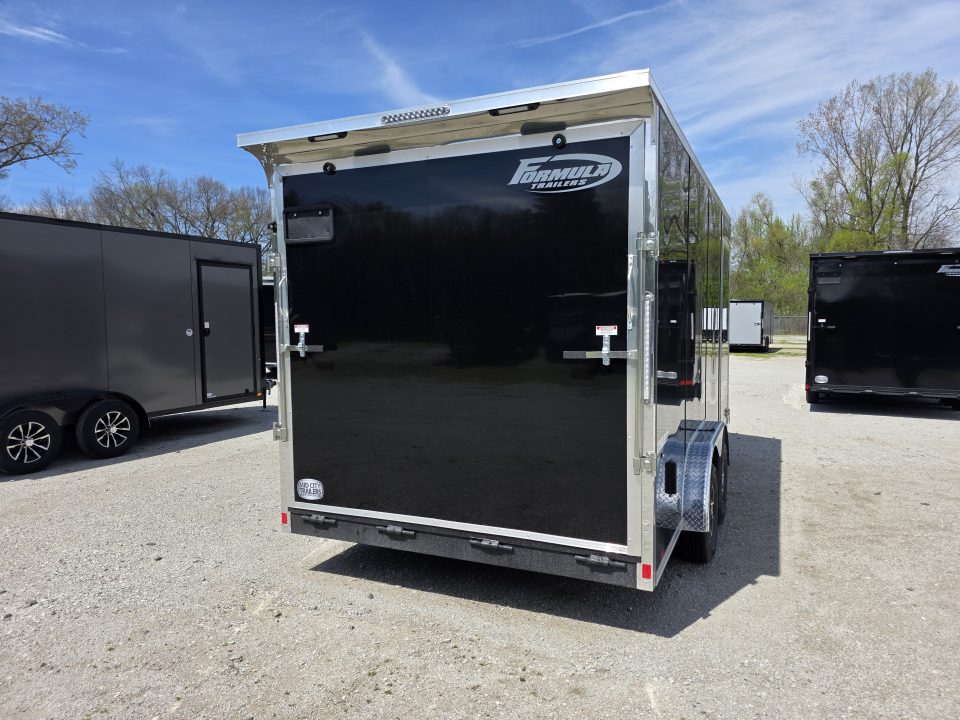 New 2026 Formula Trailers 7.5X16 UTV SXS ESCAPE DOOR SCREWLESS GOLF CART Cargo / Enclosed Trailer