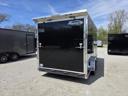 New 2026 Formula Trailers 7.5X16 UTV SXS ESCAPE DOOR SCREWLESS GOLF CART Cargo / Enclosed Trailer