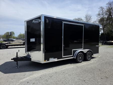 New 2026 Formula Trailers 7.5X16 UTV SXS ESCAPE DOOR SCREWLESS GOLF CART Cargo / Enclosed Trailer