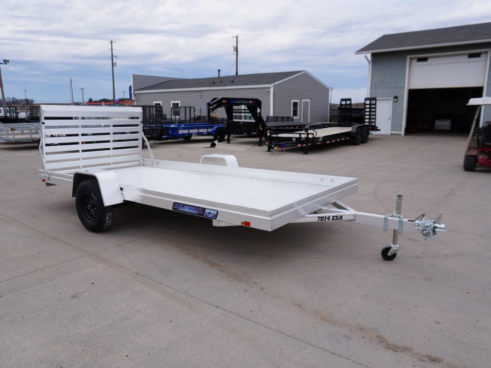 New 2027 Aluma 78"x14ft Utility Trailer