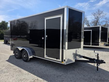 New 2026 Formula Trailers 7x16 7' 080 SCREWLESS DRINGS ALUM WHEELS SXS UTV GOLFCART Cargo / Enclosed Trailer