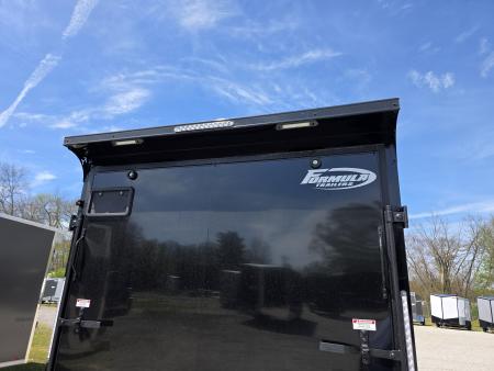 New 2026 Formula Trailers 7x16 7' INSIDE 080 SCREWLESS BLACKOUT ALUM WHEELS SXS UTV GOLFCART Cargo / Enclosed Trailer