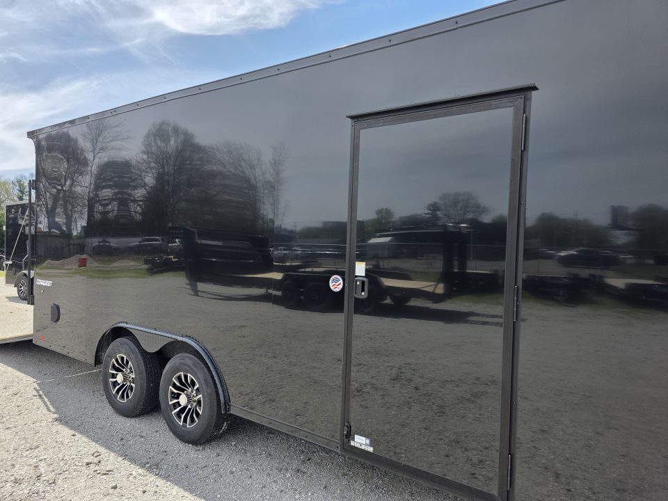New 2026 Formula Trailers 8.5x20 CAR HAULER WITH ESCAPE DOOR BLACKOUT TRIM 10K GVWR 7' INSIDE SXS UTV GOLF CART Cargo / Enclosed Trailer