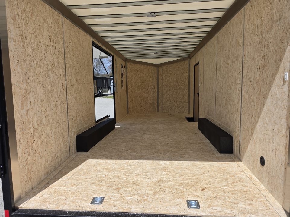 New 2026 Formula Trailers 8.5x20 CAR HAULER WITH ESCAPE DOOR BLACKOUT TRIM 10K GVWR 7' INSIDE SXS UTV GOLF CART Cargo / Enclosed Trailer