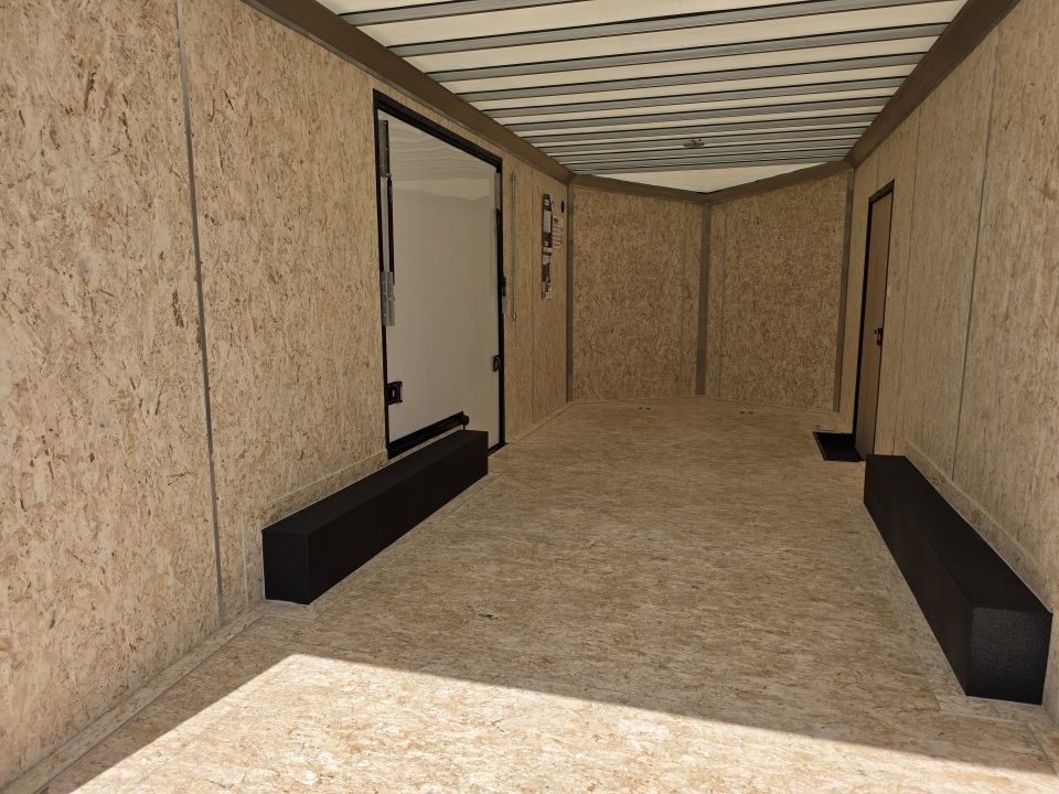 New 2026 Formula Trailers 8.5x20 CAR HAULER WITH ESCAPE DOOR BLACKOUT TRIM 10K GVWR 7' INSIDE SXS UTV GOLF CART Cargo / Enclosed Trailer